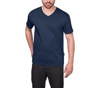HRM - Luxury V M - T-Shirt Homme Luxury Col V Navy 6XL, Premium à col en V 100% Coton Basique Lavable à 60°C, Vêtements Homme Haut de Gamme et durables