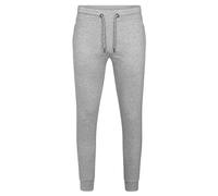 HRM 1500 Jogging Unisexe Premium I Pantalon de Survêtement Commerce Équitable Femmes et Hommes, 285 g/m² I en 70% Coton et 30% Polyester Recyclé, Gris Chiné, 6XL Unisex