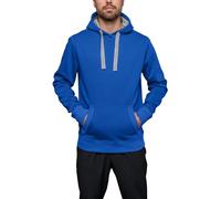 HRM Sweat à Capuche Unisexe, Bleu Royal, Taille XL I Hoodie Femme et Homme avec Doublure Contrastée I Sweat-Shirt à Capuche Basique Unisexe I Vêtements Hommes Femmes Haut de Gamme Durables