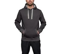 HRM Sweat à Capuche Unisexe, Gris Chiné, Taille L I Hoodie Femme et Homme avec Doublure Contrastée I Sweat-Shirt à Capuche Basique Unisexe I Vêtements Hommes Femmes Haut de Gamme Durables