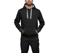 HRM Unisex Sweat Hooded Sweatshirt, Noir