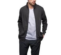 HRM Sweat-Shirt Full-Zip Premium pour Hommes, Gris Foncé, Taille M I Sweatshirt pour Homme, Commerce Équitable, 360 g/m² I 70% Coton et 30% Polyester Recyclé I Pull Jogging