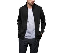 HRM Sweat-Shirt Full-Zip Premium pour Hommes, Noir, Taille XL I Sweatshirt pour Homme, Commerce Équitable, 360 g/m² I 70% Coton et 30% Polyester Recyclé I Pull Jogging