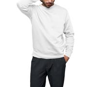 HRM Sweatshirt Unisexe, Blanc, Taille XS I Sweat-Shirt Premium Femmes et Hommes Lavable jusqu'à 60°C I Sweatshirt Basique I Pulls Femme et Homme I Vêtements de Travail Haut de Gamme et Durables