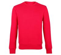 HRM Sweatshirt Unisexe, Rouge, Taille S I Sweat-Shirt Premium Femmes et Hommes Lavable jusqu'à 60°C I Sweatshirt Basique I Pulls Femme et Homme I Vêtements de Travail Haut de Gamme et Durables