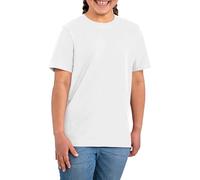 HRM T-Shirt Col Rond Enfant Luxury, Blanc, Taille 128 I T-Shirt Garçon et Fille Col Rond, Commerce Équitable, 160 g/m² I 100% Coton Bio