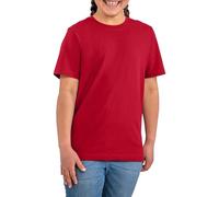HRM T-Shirt Col Rond Enfant Luxury, Rouge, Taille 128 I T-Shirt Garçon et Fille Col Rond, Commerce Équitable, 160 g/m² I 100% Coton Bio