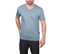 HRM T-Shirt Homme Luxury Col V Bleu Ciel XXL | Á col en V 100% Coton Bio | Lavable à 60 °C | Vêtements Homme Haut de Gamme et durables