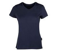 HRM Luxury V F T-Shirt, Bleu Marine (04), S Women's