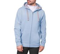 HRM Veste à Capuche Homme Bleu Ciel 4XL | avec Doublure intérieure contrastée | Hoodie zippé Basique I Durables et de Haute qualité