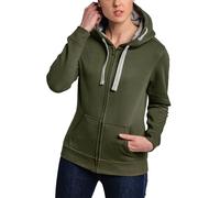 HRM Jacket F Sweat à Capuche, Olive, L Femme