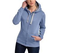 HRM Jacket F Sweat à Capuche, Bleu Ciel, 4XL Femme
