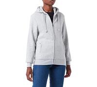 HRM Veste à Capuche Premium pour Femmes, Gris Chiné, Taille L I Sweat à Capuche Femme, Commerce Équitable, 320 g/m² I Hoodie Femme en 70% Coton et 30% Polyester Recyclé