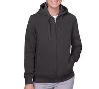 HRM Veste à Capuche Premium pour Femmes, Gris Foncé, Taille L I Sweat à Capuche Femme, Commerce Équitable, 320 g/m² I Hoodie Femme en 70% Coton et 30% Polyester Recyclé