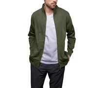 HRM Veste zippée Homme Premium Olive XL | 360 g/m² | en 70 % Coton et 30 % Polyester recyclé