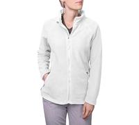 HRM 1202 Full-Zip Blouson Premium Micro Polaire I Veste Fonctionnelle Vêtements de Travail I Habits Femmes Haute Qualité et Durables, Blanc, 3XL Women's