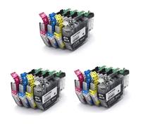HRNJX 1 Jeu de Cartouches d'encre LC401 LC401XL, compatibles avec MFC J1010DW MFC J1012DW MFC J1170DW, Cartouche d'encre Couleur Compatible avec imprimante(LC401-4Color 3set)