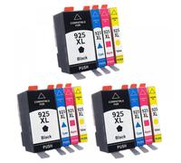 HRNJX 3set 925 925xl Clou à l'encre CARTRIDGES Remplacement Compatible avec OfficeJet Pro 8120 8130 8122 imprimantes compatibles avec Les encres C M Y BK(3set)