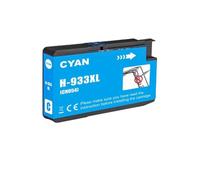 HRNJX Cartouche à Encre Compatible Compatible avec OfficeJet 6100 6600 6700 7110 7610 Les imprimantes fonctionnent avec 932xl 933xl CN053AE CN054AE CN055AE CN056AE(1 Cyan)