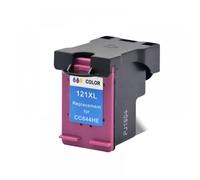 HRNJX Cartouche à Encre magnétique Compatible Compatible avec 121 Compatible avec Photosmart C4683 C4783 Deskjet D2563 D1663 5563 F2530 F2545 F2560(1PCS Color)