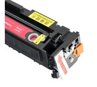 HRNJX Cartouche de Toner Compatible 4 PCS 216A W2410A W2411A Compatible avec Les imprimantes Laser en Couleur Fonctionne avec Pro MFP M183FW 182N M182N Modèles(216A with Chip)