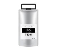HRNJX Cartouche d'encre Compatible 4 Couleurs, Ensemble T8391 T8392 T8393 T8394 Compatible avec Sac d'encre d'imprimante WF-R8590DTWF D3TWFC DTWFC(T8391-Black)