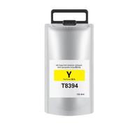 HRNJX Cartouche d'encre Compatible 4 Couleurs, Ensemble T8391 T8392 T8393 T8394 Compatible avec Sac d'encre d'imprimante WF-R8590DTWF D3TWFC DTWFC(T8394-Yellow)