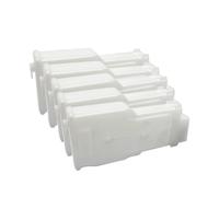 HRNJX Cartouche d'encre Rechargeable Vide 5 Couleurs, 1 Jeu avec Puce PFI-8120 PFI-8320, Compatible avec imprimante TM5200 TM5300 TM5205 TM5305(A Set with Chips)