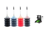 HRNJX Cartouches d'encre compatibles Ciss, 100ml, Compatible avec imprimantes Deskjet modèles D1600 D1620 D2500 D2660 D5560 F2420(1 Set 30ml Ink ACR)