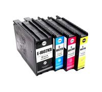 HRNJX Cartouches d'encre compatibles IB02KB IB02CB IB02MB IB02YB IB02KA IB02CA IB02MA Compatible avec PX-M7110F PX-M7110FP PX-S7110 PX-S7110P(IB02 1Set)