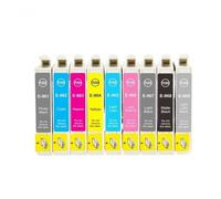 HRNJX Cartouches d'encre T0961 T0962 T0963 T0964 T0965 T0966 T0967 T0968 T0969, compatibles avec Stylet Photo R2880(1set-9colors)