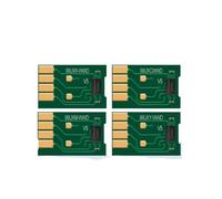 HRNJX Chifle de réinitialisation permanente Compatible Compatible avec Les imprimantes à Part(99U 1set(BK C M Y))