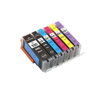 HRNJX Encre Compatible ASW 6PK Compatible avec PGI 580 CLI 581 BK C M Y PBK XL Fonctionne avec TS8150 TS8151 TS8152 TS9150 TS9155 Modèles d'imprimantes(1set 6PK)