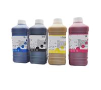 HRNJX Encre éco-solvant 1000ML, Compatible avec Les têtes d'impression DX4 DX5 DX6 DX7 DX10 XP600 Compatible avec Mimaki JV33 CJV300 JV5 CJV150 CJV160(1PC CleaningLiquid)