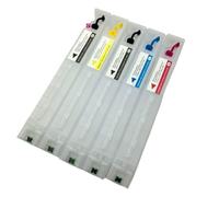 HRNJX Ensemble de Cartouche à Encre Rechargeable de 5 Couleurs 700 ML par Cartouche Compatible avec SureColor T3200 T5200 T7200 T3270 T5270 T7270(with Chip)