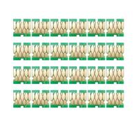 HRNJX Ensemble de puces à Cartouche à Encre Compatible T7811 T7816 Compatible avec Frontier-S DX-100 Fuji DX100 Chips jetables imprimantes Disponibles en Pack 1 à 10(T7811 Chip 4set)