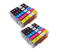 HRNJX Jeu de Cartouches d'encre compatibles PGI-470XL CLI-471XL Compatible avec imprimantes MG5740 MG6840 MG7740 TS5040 TS6040 TS8040 TS9040, Paquet de 1/2/3/4(5Color 2set)