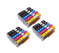 HRNJX Jeu de Cartouches d'encre compatibles PGI-470XL CLI-471XL Compatible avec imprimantes MG5740 MG6840 MG7740 TS5040 TS6040 TS8040 TS9040, Paquet de 1/2/3/4(5Color 3set)