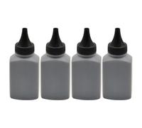 HRNJX Kit de Recharge de Cartouche de Poudre de Toner, Compatible avec M154 M180 M180n M181 M181f M155a Nw M182nw M183fw M255dw Nw M282nw M283fdw Fdn(40g Toner-BK 4pcs)