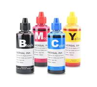 HRNJX Kit de Recharge d'encre à Colorant 100ml, Compatible avec Les Cartouches d'encre PGI470 CLI471 Compatible avec CISS MG5740 MG6840 TS5040 TS6040 MG7040(4Color)