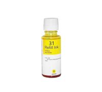 HRNJX Kit de Recharge d'encre à Colorant Compatible avec Les modèles de réservoir d'encre 30 31 315 318 319 415 419(1Bottle-Y)