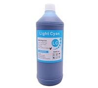 HRNJX Kit d'encre de Colorant de Recharge de 1000ML 1KG CMYK Compatible avec imprimantes à Jet d'encre(1PCS LC)