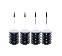 HRNJX Kit d'encre de Recharge Compatible avec Verite 5 5XL 5XXL 5 CARTRIDGES Combo 3XL Pack en Vrac Fonctionne avec V50 V55 V55W ECO V55 Plus V60 ECO V640(4pcs Black)
