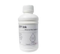HRNJX Kit d'encre DTF 250 ML Compatible avec Les imprimantes DTF comme i3200 I1600 XP600 TX800 L1800 1390 L805 Pet Film Transfer Ink Compatible avec DTF Impression 1PC(1PC-WH)
