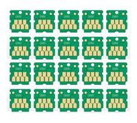 HRNJX Puce de boîte de Maintenance C13S210125, Compatible avec SureColor F170 F100 F130 F160 SC-F100 SC-F130 SC-F160 SC-F170 F150, Puce d'encre usée(20 PCS)