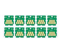 HRNJX Puce de boîte de Maintenance C13S210125, Compatible avec SureColor F170 F100 F130 F160 SC-F100 SC-F130 SC-F160 SC-F170 F150, Puce d'encre usée(10 PCS)