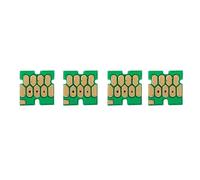 HRNJX Puces de Cartouche d'encre compatibles T11G T11F T11H Compatible avec imprimantes WF-C5890 WF-C5390 jetables(4pc 1set Chip)