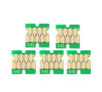 HRNJX Puces de réservoir d'entretien, puces de réservoir d'encre usagée compatibles avec T6193 T619300 T3000 T3200 T5200 T7200 T3270 T5270 T7270 F6000 F6070 P10000(5PC)