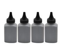 HRNJX Recharge de Cartouche de Poudre de Toner Compatible avec CF540 203A CF530A 205A 305A CE410A CE310A(40g Toner-BK 4pcs)