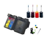 HRNJX Remplacement de Cartouche d'encre Compatible Compatible avec 122XL CH563HE CH564HE Compatible avec imprimante DeskJet 1050 2050 2050s D1010 1510(1 Set 122XL and Ink)
